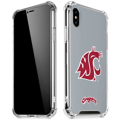 Washington State University WSU Cougars iPhone XS Max Clear Case
